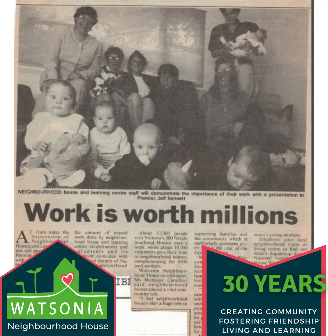 A newspaper clipping headed “Work is worth millions”